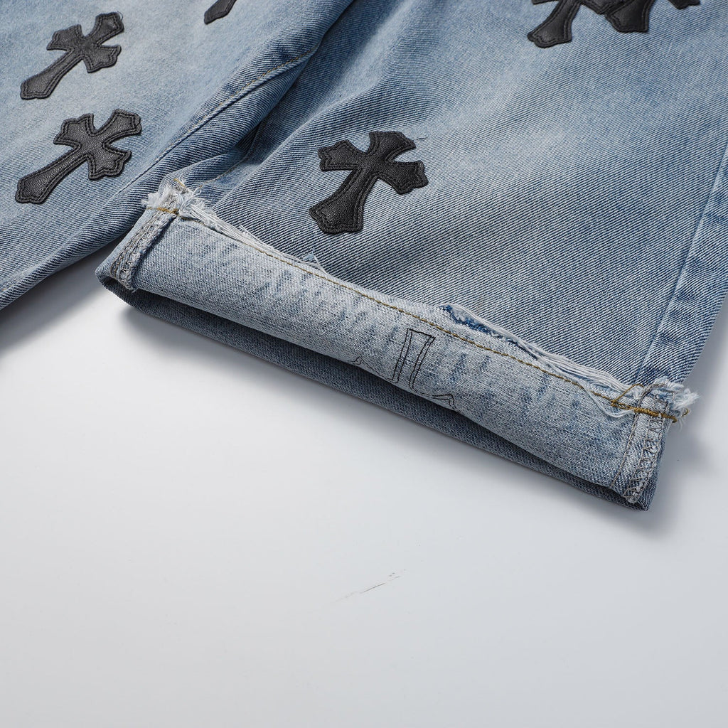 Chrome Hearts New Denim shorts 9919