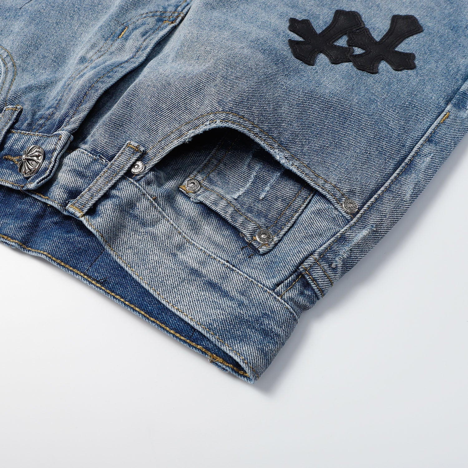 Chrome Hearts New Denim shorts 9920