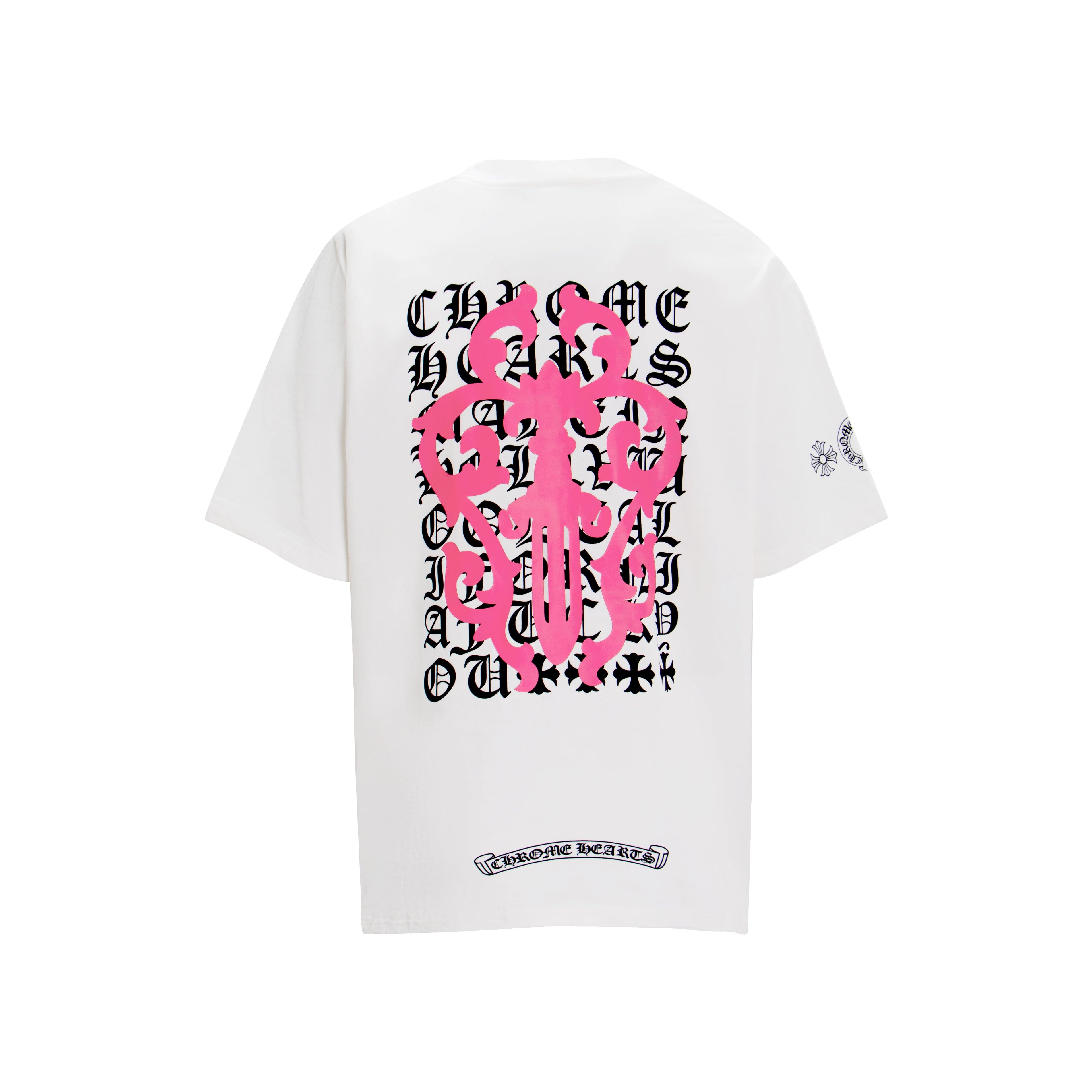 Chrome Hearts Script Dagger Logo Short Sleeve Tee 6025
