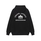 Chrome Hearts Triple Cross Script Sleeve Zip Up Hoodie 7019