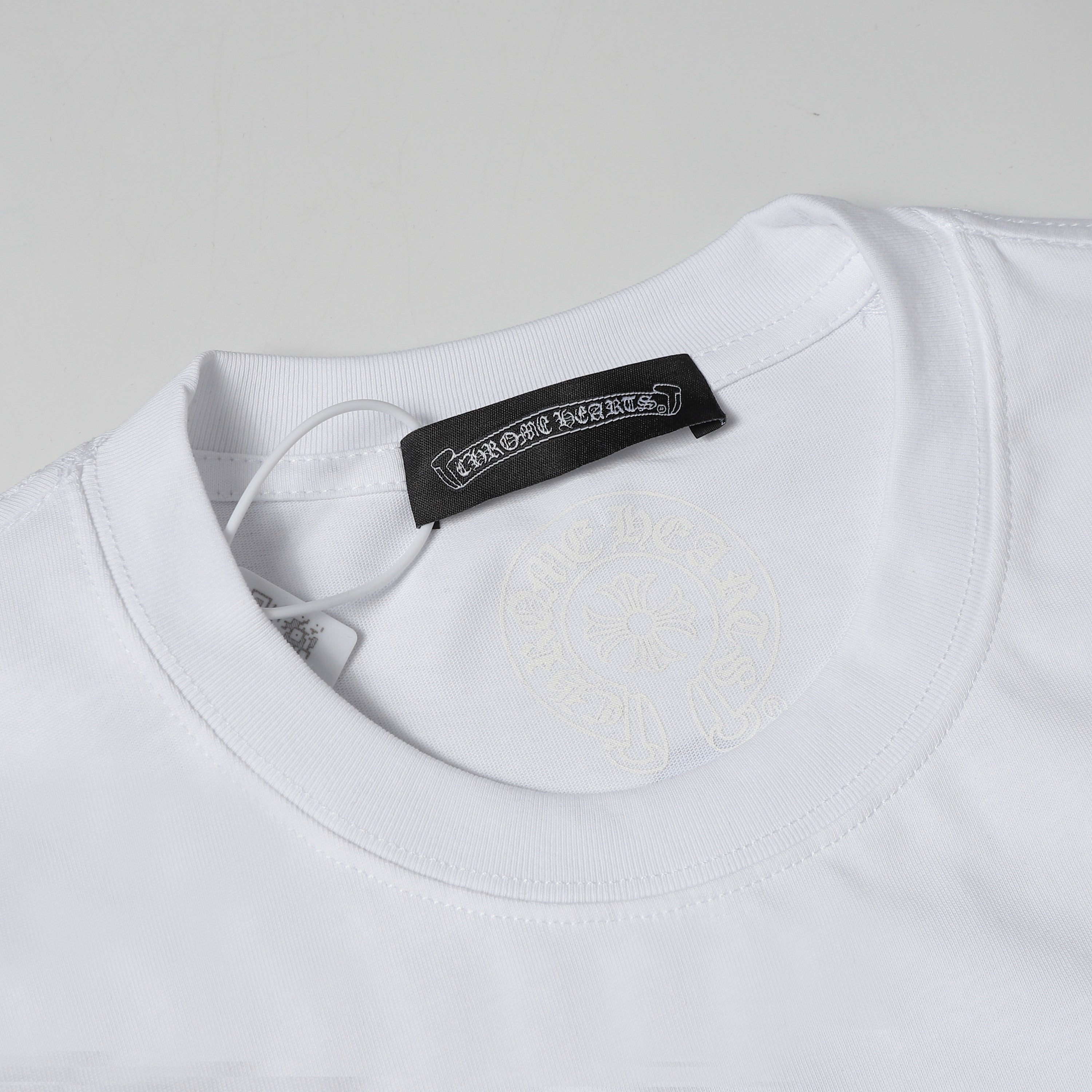 Chrome Hearts Triple Cross Logo Short Sleeve T-shirt 2237