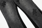 Chrome Hearts Gallery Dept Cross Patch Flare Denim Jeans