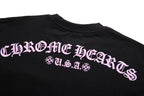 Chrome Hearts USA Script Logo Short Sleeve T-Shirt Tee 6050