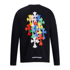 Chrome Hearts Multi Color Cross Cemetery L/S T-shirt 8003