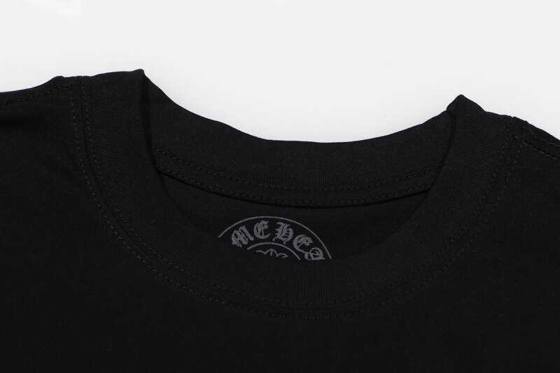 Chrome Hearts Orange Three-Cross Slogan Short Sleeve Tshirt 6129