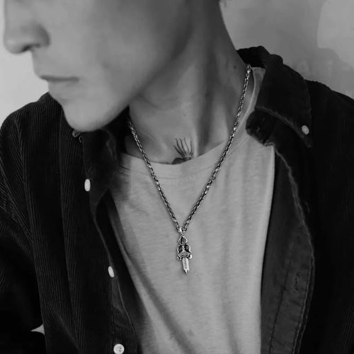 Chrome Hearts DOUBLE DAGGER PENDANT