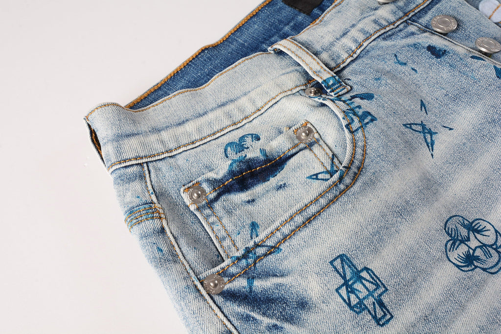 Purple Brand Denim Shorts 5063