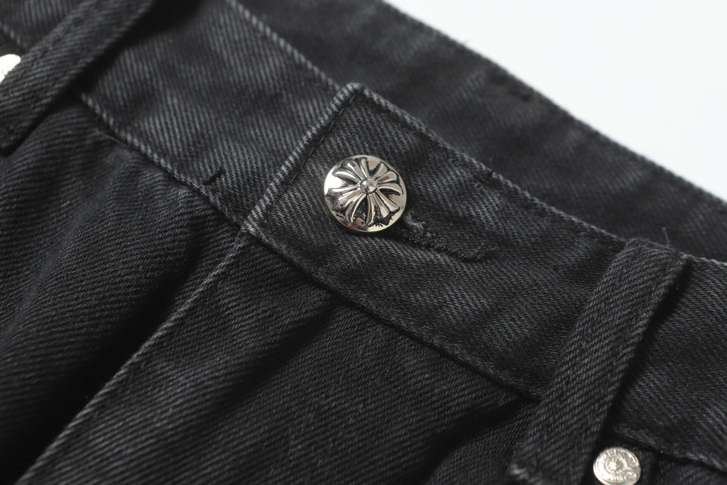 Chrome Hearts Cross Patch Denim Jeans 9981