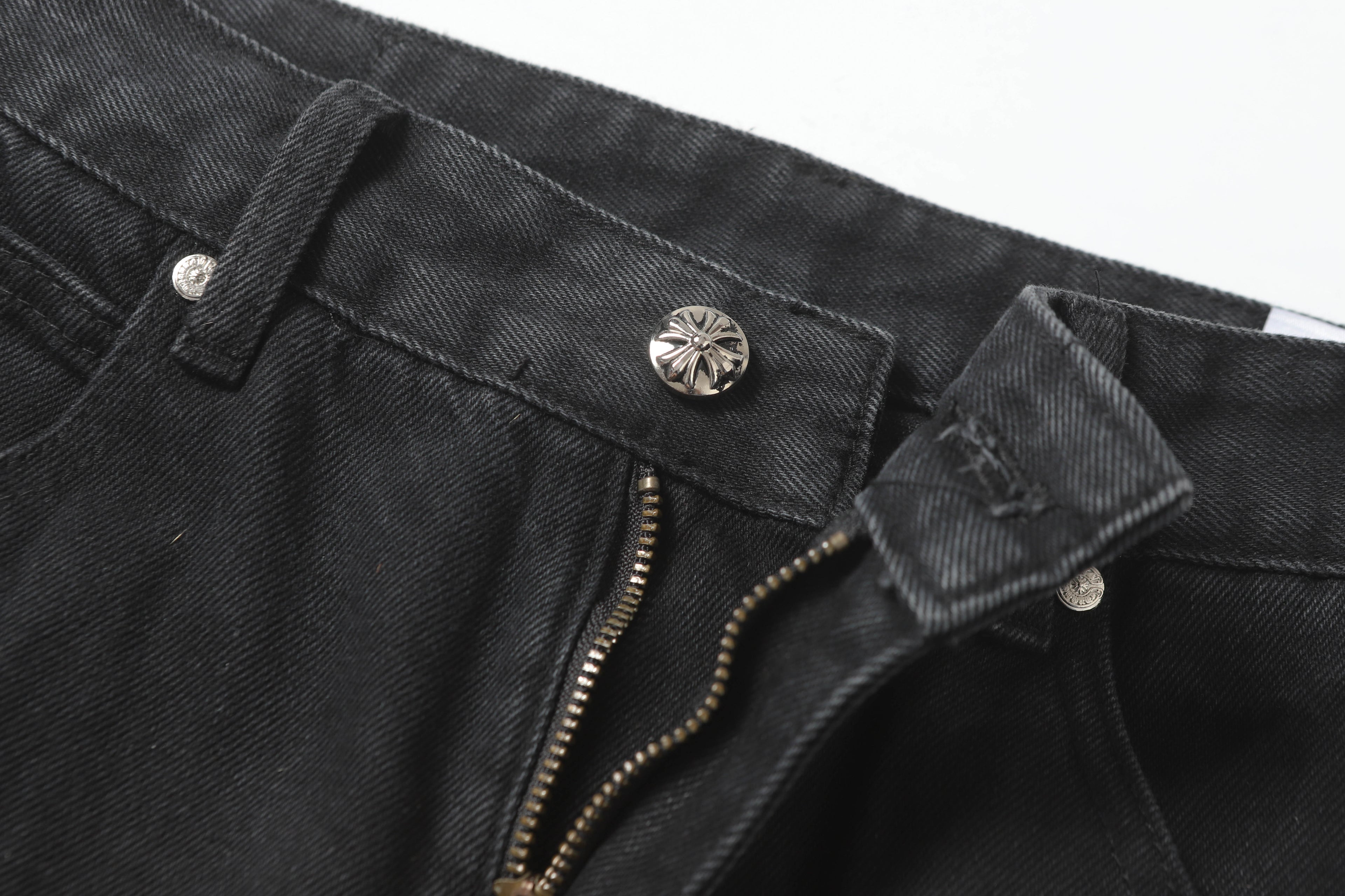 Chrome Hearts Cross Patch Denim Jeans 9981