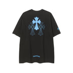 Chrome Hearts Triple Cross Logo Short Sleeve T-shirt 2237