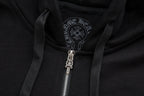 Chrome Hearts Horseshoe Floral Sleeve Zip Up Hoodie 5001