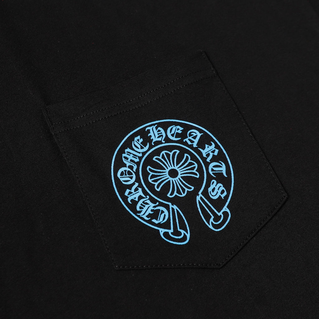 Chrome Hearts Triple Cross Logo Short Sleeve T-shirt 2237