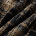 Chrome Hearts Embroidered Leather Cross Detail Flannel Shirt